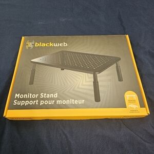 blackweb Increased Airflow Adjustable Monitor Stands (Qty: 2)